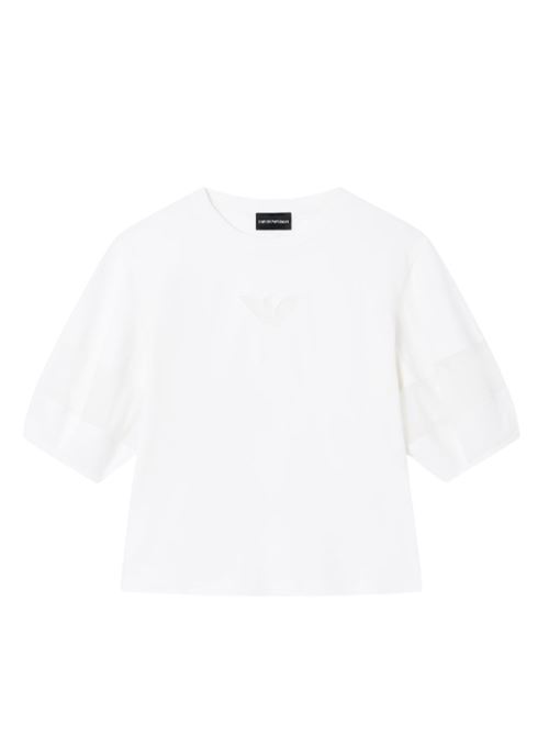 T-shirt in jersey Supima con inserto mesh Emporio Armani | EW004390 AF13318.U0006